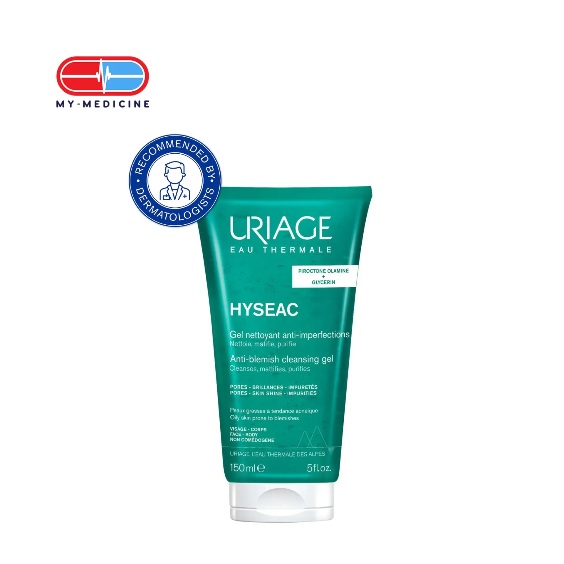 Uriage Hyseac Cleansing Gel Combination to Oily Skin 150 ml Exp date: 9/26