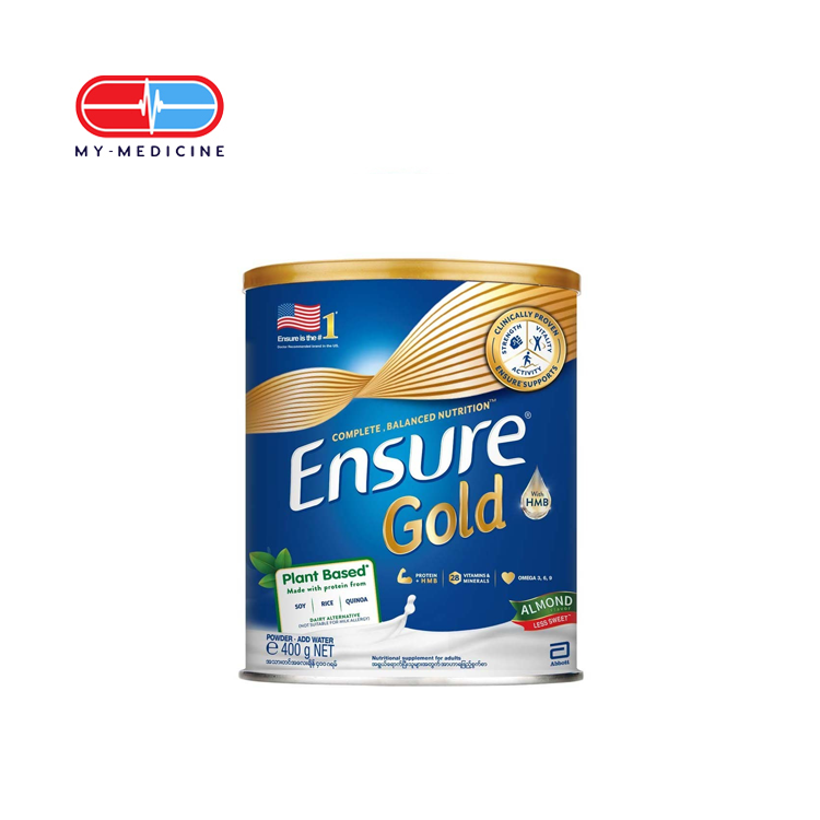 Ensure Gold 400 g (Almond Flavor-Less Sweet)