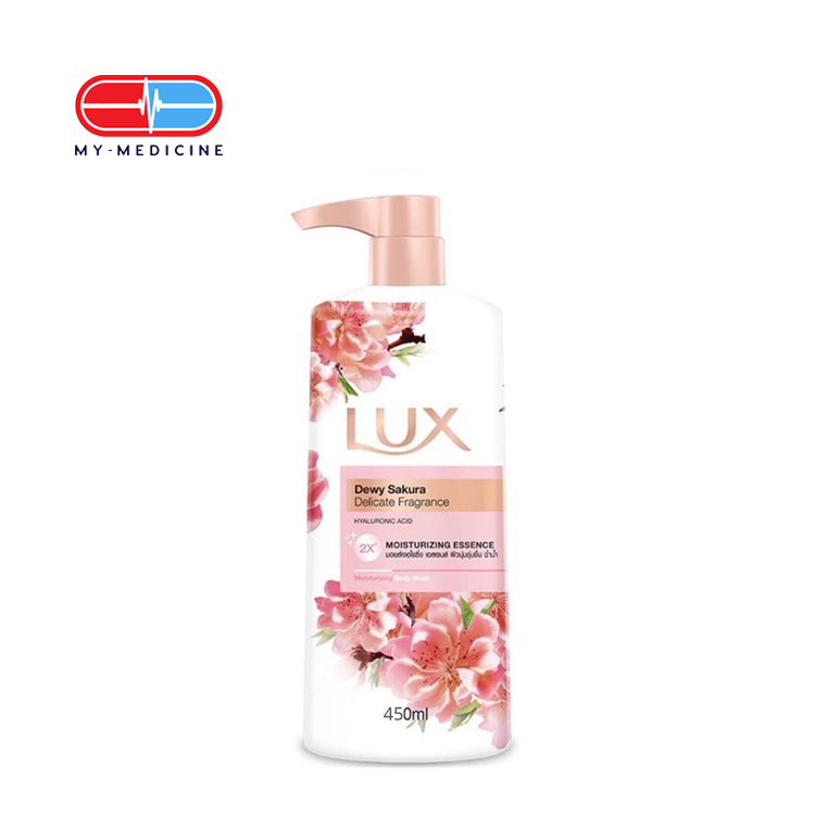 Lux 2x Dewy Sakura Body Wash 450 ml