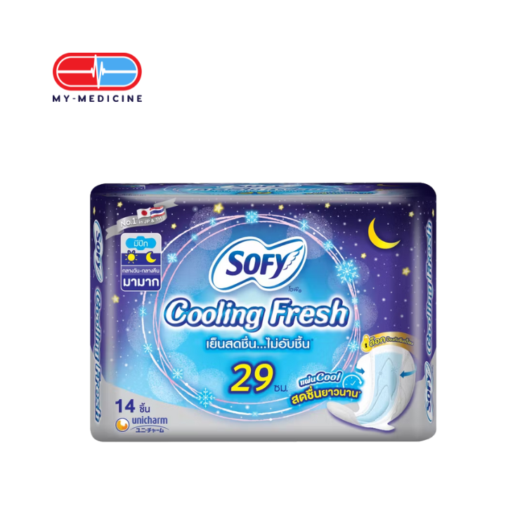 Sofy Cooling Fresh Night 29cm (14 Pieces)