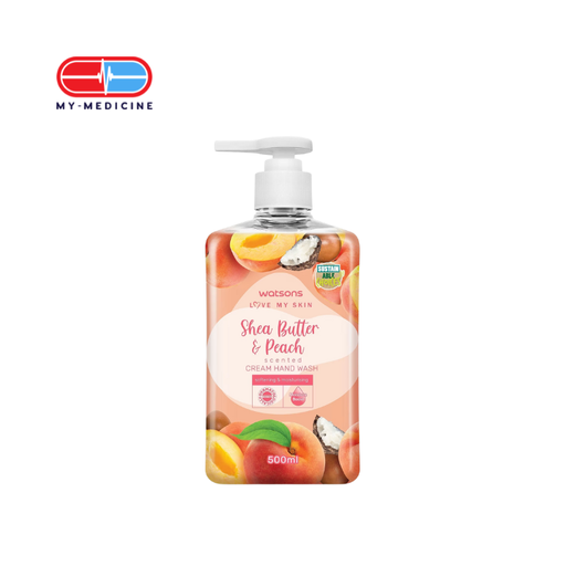 [CP040467] Watsons Love My Skin Shea Butter & Peach Cream Hand Wash 500ml